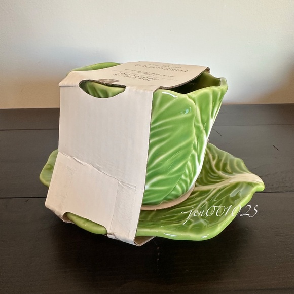 Threshold 10oz Stoneware Cabbage Easter Tea Cup and Saucer Set - Picture 6 of 6